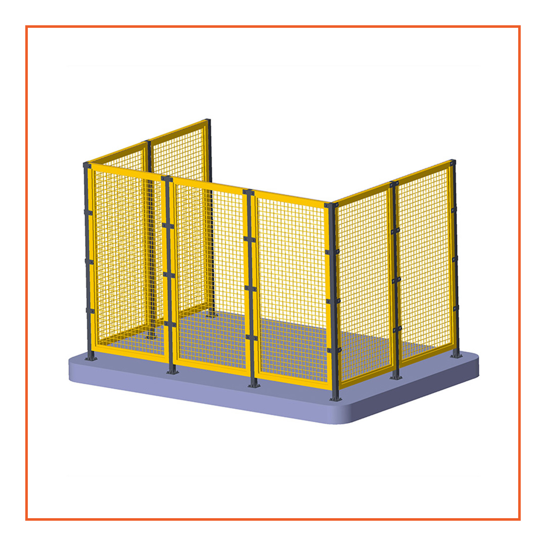 Workstation Barrier Guards, Perimeter Barrier Guards